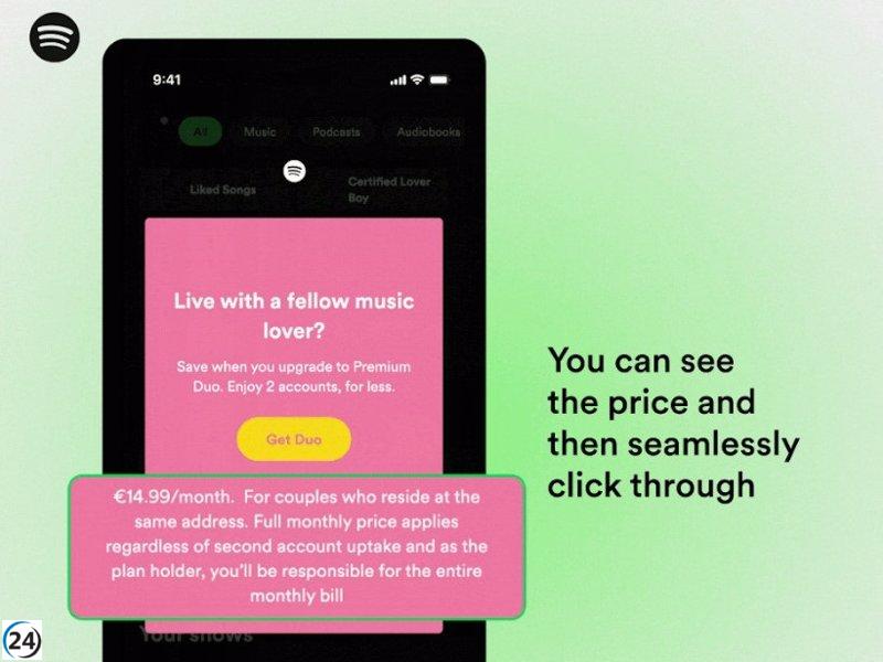 Spotify facilita la compra de productos en su app para iOS junto con información adicional.