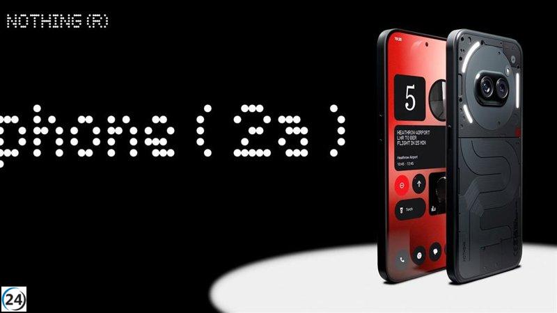 Nuevo teléfono Nothing Phone (2a) se carga en 20 minutos y ya disponible en España desde 329 euros