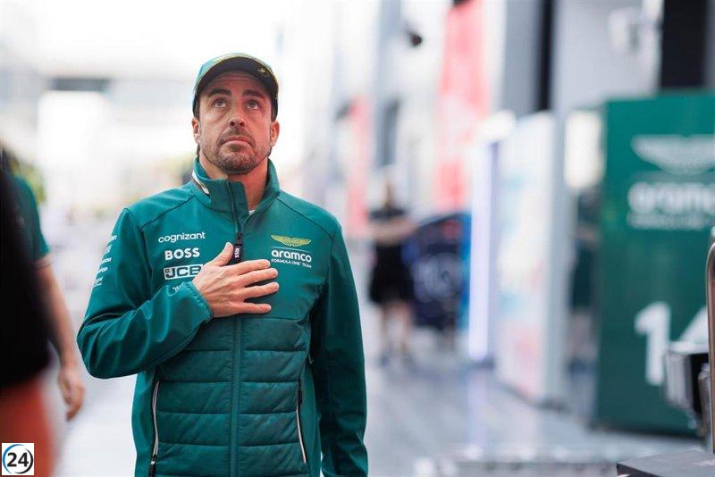 Alonso sorprende al superar a los Red Bull y Sainz cumple pese a su recuperación en los entrenamientos de Yeda.