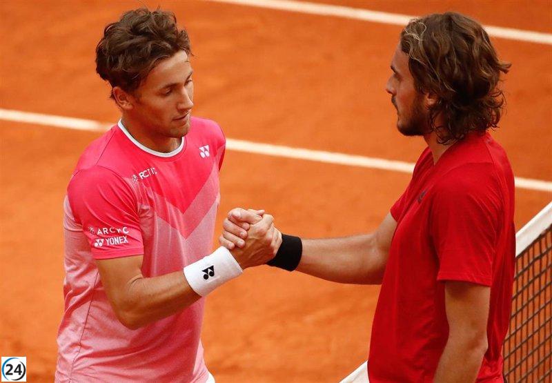 Ruud y Tsitsipas vencen a Djokovic y Sinner y avanzan a la final de Montecarlo.