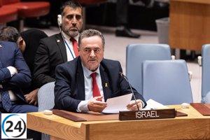Israel aplaude la decisión de Estados Unidos de vetar la entrada de Palestina como miembro de pleno derecho en la ONU.
