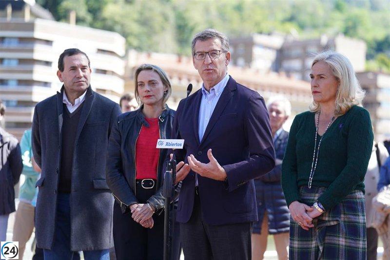 Feijóo advierte que seguir el modelo vasco sería un error para Cataluña.