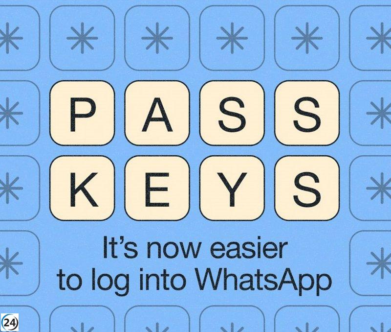 WhatsApp amplía el acceso con 'passkeys' a dispositivos iOS