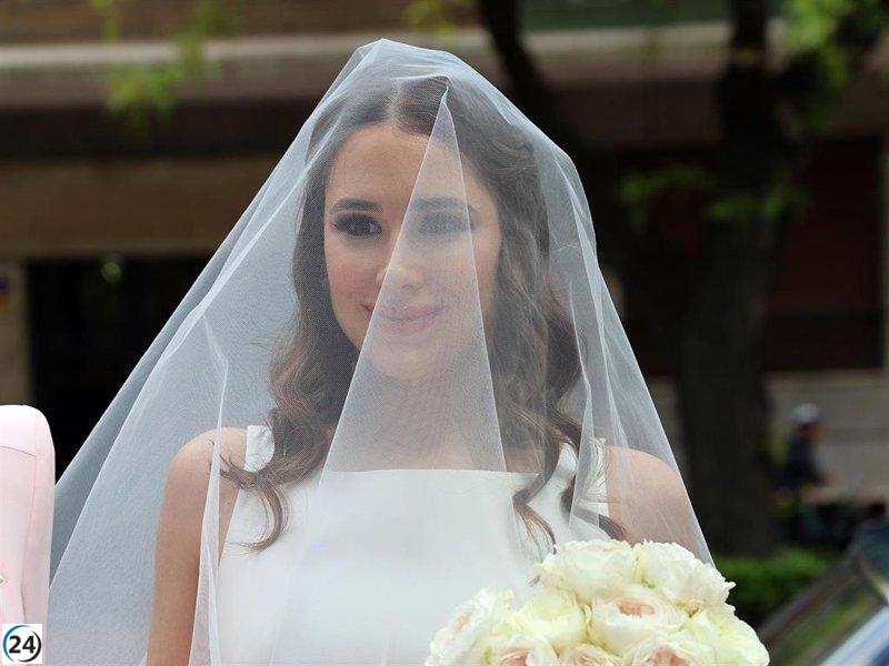 Eugenia Gil se convierte en el centro de atención en su boda con Javier García-Obregón con un elegante look inspirado en Marilyn Monroe.