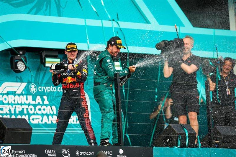 Alonso y Sainz listos para sacar provecho de la innovación de Newey en Miami.