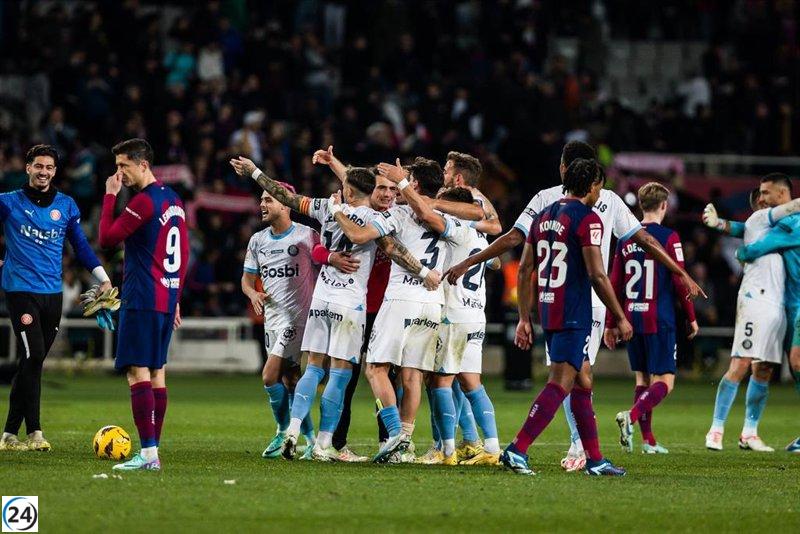 Girona y Barcelona compiten por el segundo puesto en Montilivi.