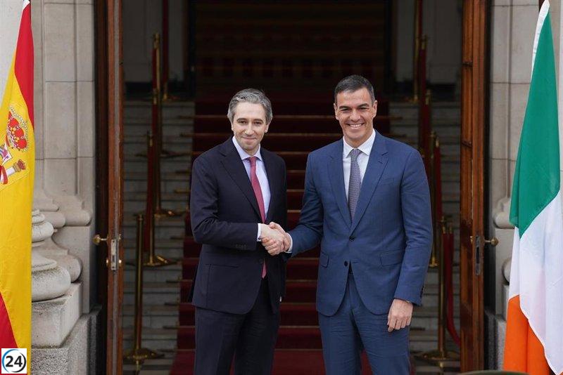 Sánchez y el primer ministro de Irlanda acuerdan reconocer el Estado palestino pronto