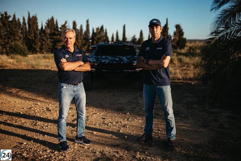 Carlos Sainz y Nani Roma juntos en el Rally Dakar 2025 con Ford