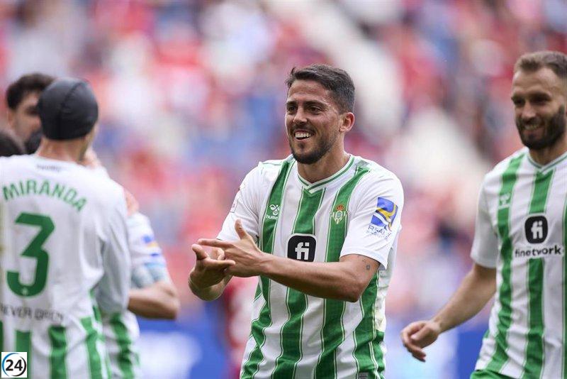 El Betis busca consolidar su ambición europea frente al Almería relegado.