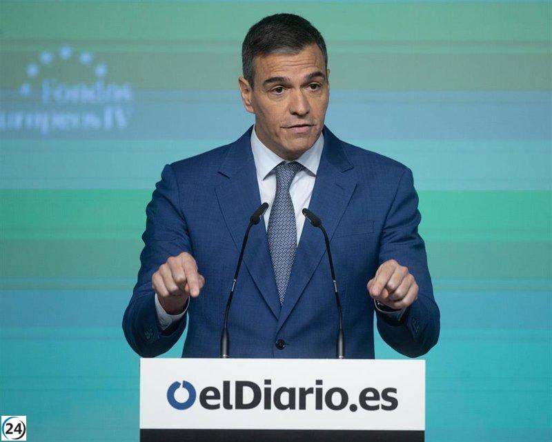 Sánchez critica el evento entre Abascal y Milei como una reunión de extremistas en Madrid.