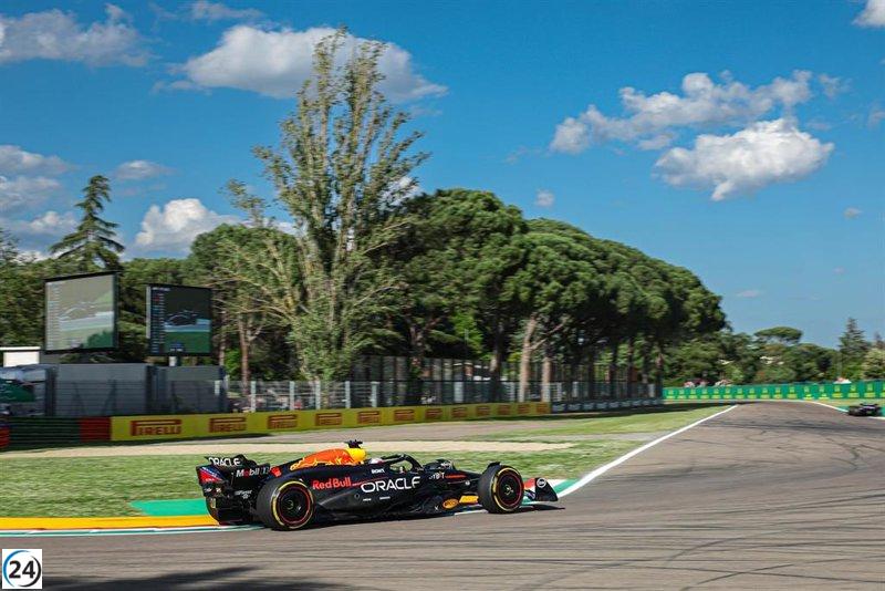 Verstappen asegura la pole en Imola; Sainz partirá quinto.
