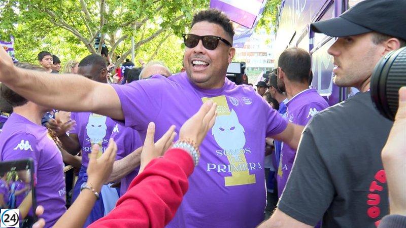 Ronaldo considera tres ofertas para adquirir el Real Valladolid.