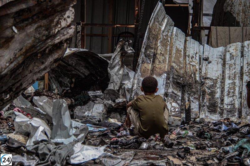 Save the Children urge a detener el fuego de inmediato en Gaza para proteger a los civiles de Rafá.