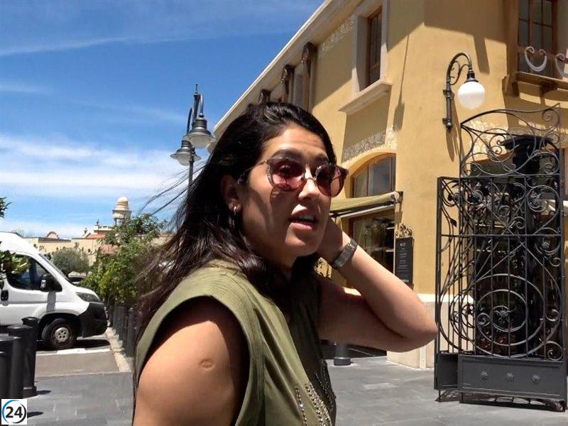 Gabriela Guillén de compras tras prueba de paternidad.