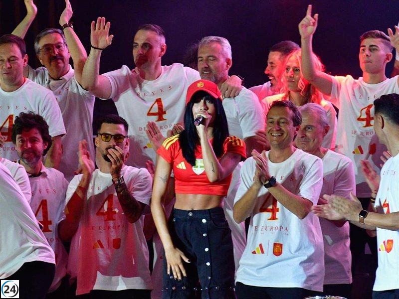 Aitana destaca en el evento de la Selección Española en Madrid con una brillante actuación