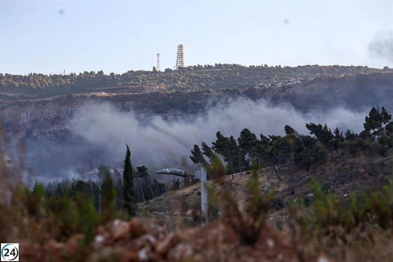 Hezbolá ataca dos kibutz en Israel con misiles Katyusha.