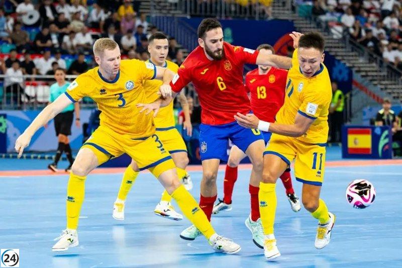 España decepciona con empate en su primer partido del Mundial ante Kazajistán