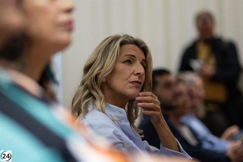Yolanda Díaz frecuenta la iglesia de padre Ángel sin necesidad de presentar documentación.