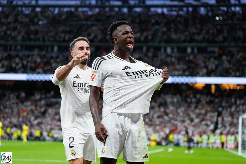Vinícius le da un duro golpe al Villarreal y pone contra las cuerdas al Barcelona.