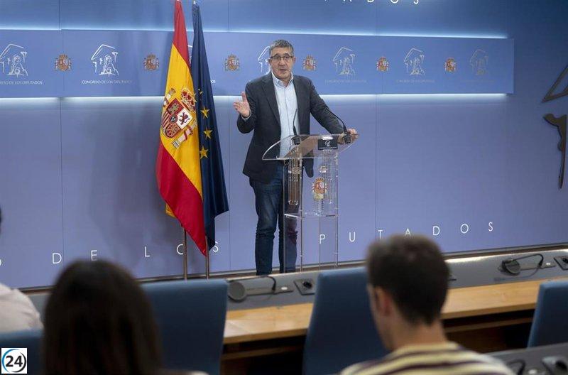 Patxi López asegura que la reforma de antecedentes no beneficia a etarras: 