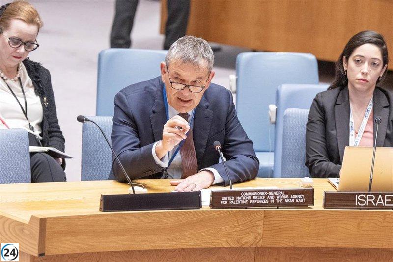La UNRWA informa que solo se entregó el 6% de los suministros autorizados en Gaza durante octubre.