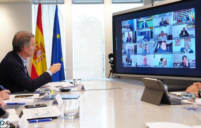 Mazón a Feijóo y líderes del PP: 