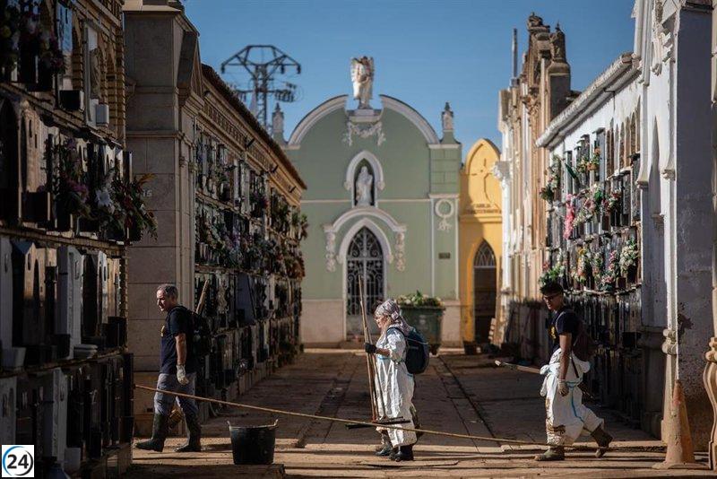Juzgados conceden 155 permisos para la entrega de cuerpos de víctimas de la DANA a sus familias.