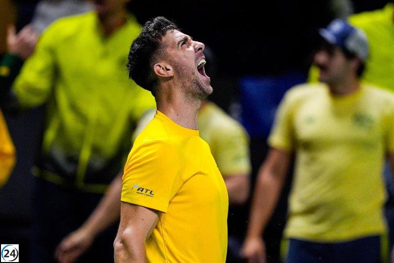Australia sorprende a Estados Unidos y avanza a las semifinales de la Copa Davis.