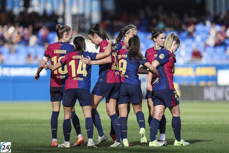 El Barça amplía su ventaja en la Liga F tras el tropiezo del Atlético y el aplazamiento del partido entre Real Sociedad y Real Madrid.