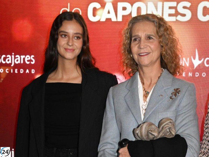 Victoria Federica, la aliada perfecta de la infanta Elena en la Subasta de Capones.