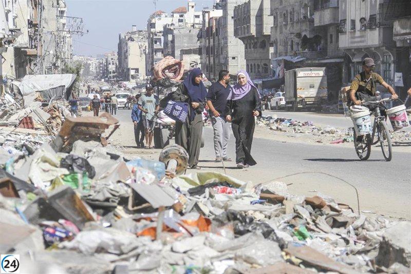 Diez fallecidos tras bombardeo israelí en el noroeste de Gaza.