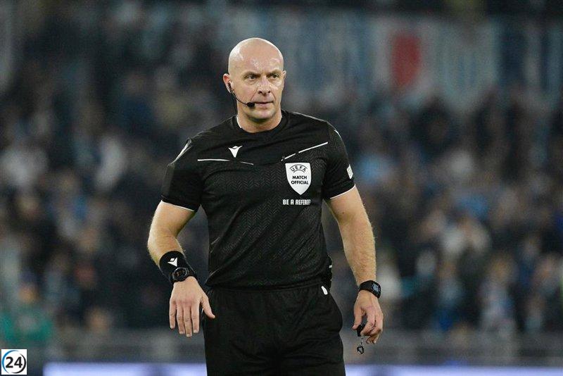 Szymon Marciniak dirigirá el partido Atalanta-Real Madrid, mientras que Benoît Bastien estará al frente del Girona-Liverpool.