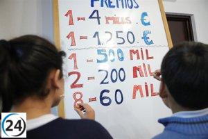 Cerca de 40 niños de San Ildefonso se ofrecen para el sorteo de la Navidad 2024.