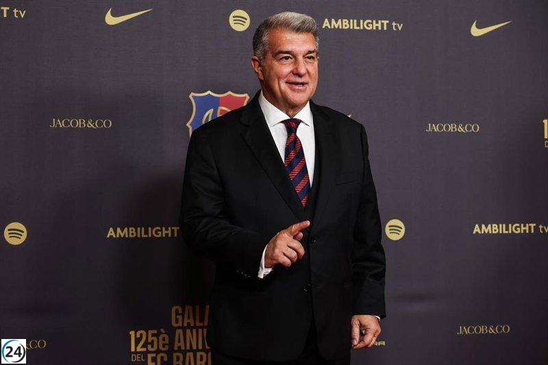 Laporta celebra el reconocimiento de Nike a la grandeza del Barça en el deporte.