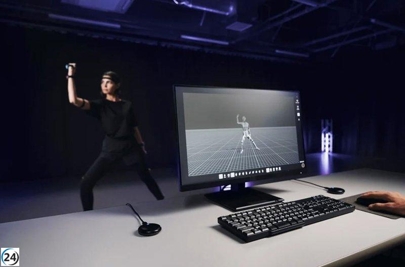 Sony presenta la aplicación XYN Motion Studio para PC, que integra sensores Mocopi para generar contenido en 3D.