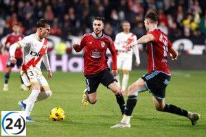 Rayo Vallecano y Celta se enfrentan a sus debilidades en Vallecas.