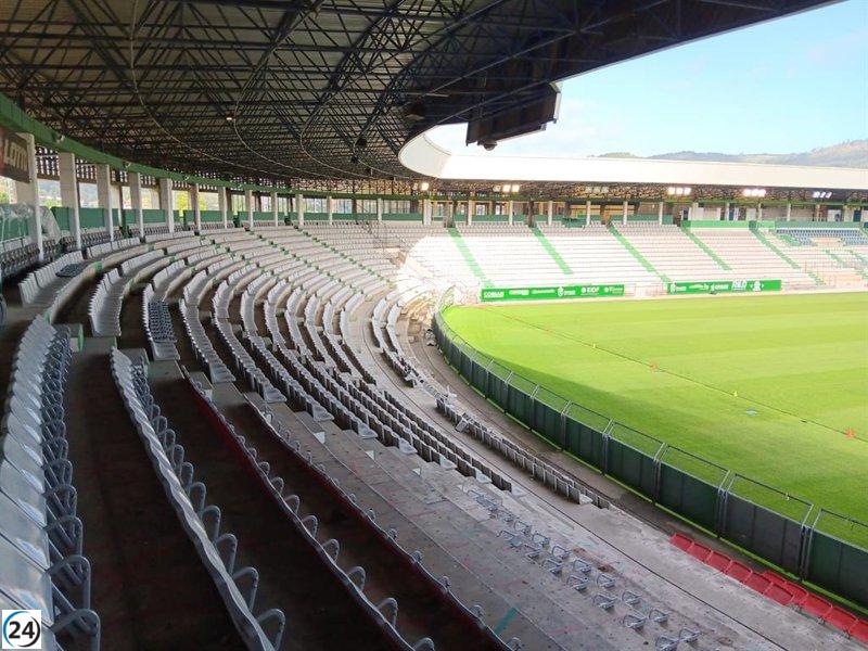 El partido Racing de Ferrol-Burgos se pospone por la tormenta 'Herminia'.