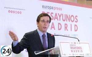 Almeida afirma que el Gobierno de Sánchez está en su ocaso y demanda elecciones inmediatas para reestablecer la voz del pueblo.