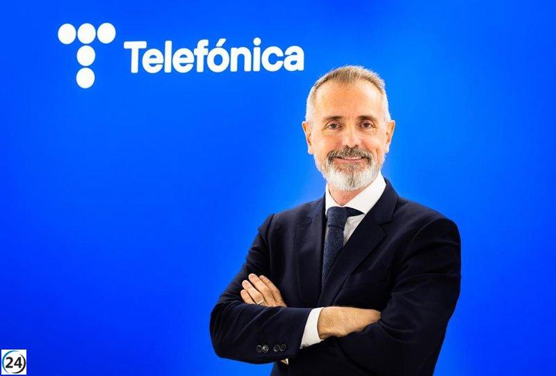 Marc Murtra, presidente de Telefónica, se encuentra con STC en Riad.