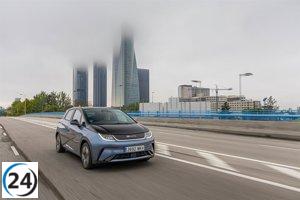 BYD se posiciona con un 16% del mercado de vehículos eléctricos en España este enero.