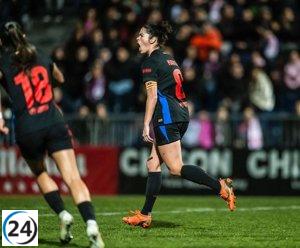 El Barça avanza a semifinales de la Copa de la Reina tras vencer al Madrid CFF.