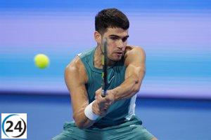 Carlos Alcaraz inicia con determinación su defensa en Indian Wells.