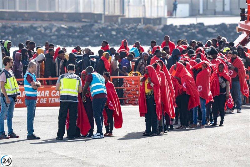Descenso del 23,3% en la llegada de migrantes irregulares a España en 2025, con más de 11,200 casos reportados.