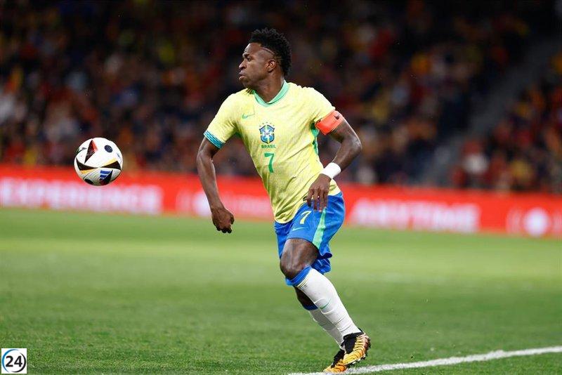 Raphinha y Vinícius salvan el triunfo de Brasil frente a Colombia.