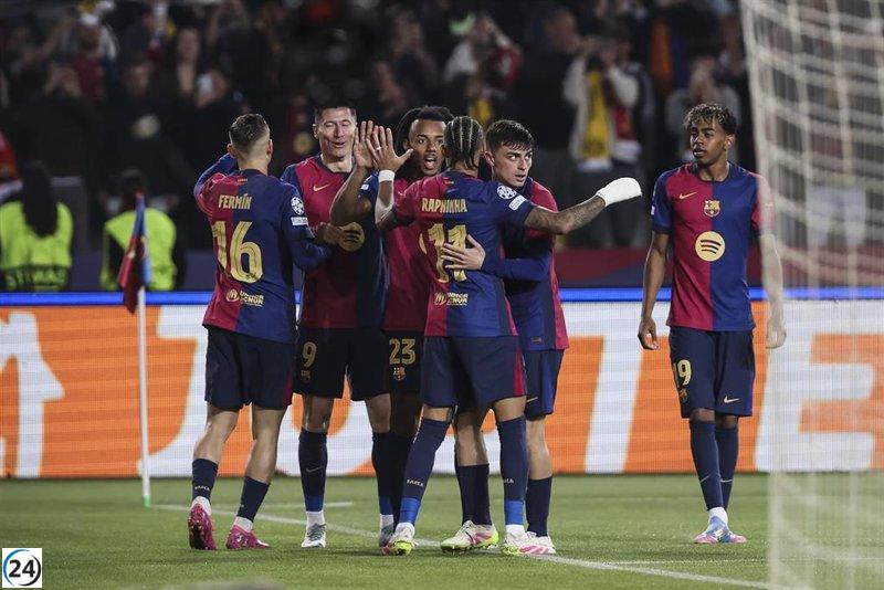 El Barça brilla y se aproxima a las semifinales.
