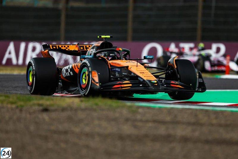 Norris se impone en unas sesiones de libres donde los novatos brillan.