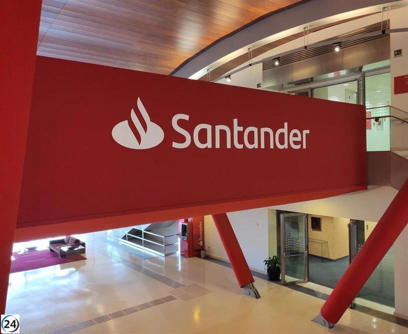 Santander intensifica su recompra de acciones tras las caídas bursátiles, alcanzando el 68% completado.