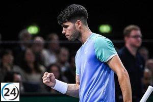 Alcaraz avanza a la final en Montecarlo tras vencer a Davidovich.