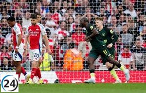 El Brentford sorprende y frena el impulso del Arsenal.