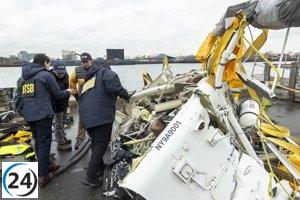 Helicóptero accidentado en el Hudson carecía de caja negra, confirma familia española.